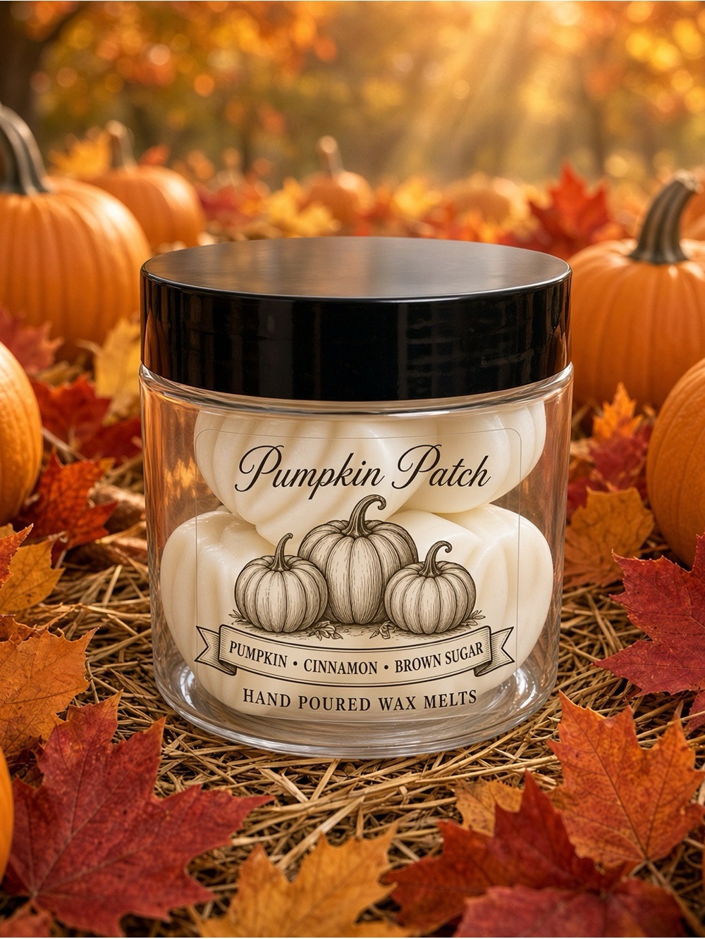 Pumpkin Patch - Pumpkin Spice Wax Melts | Pumpkin Shaped | Soy | Fall